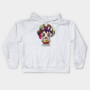 Tiny Luffy Red Kids Hoodie